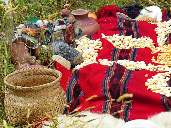 Chacana (Chakana) or Ceremony in homage to Pachamama (Mother Earth) - is an aboriginal ritual of the indigenous peoples of the central Andes, Ecuador