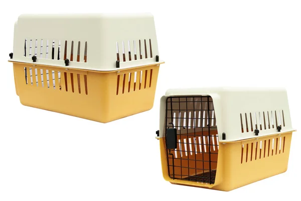 Forniture per animali domestici su Pet carrier per viaggiare con un animale domestico — Foto Stock
