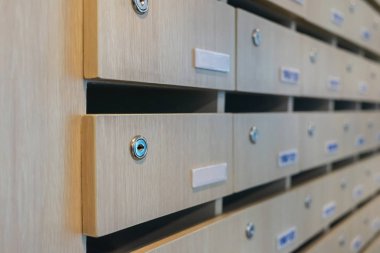 Anahtarlar boş bir posta kutusunda İç dekorasyon fikirleri