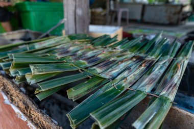 Geleneksel Tayland palmiye tatlısı.
