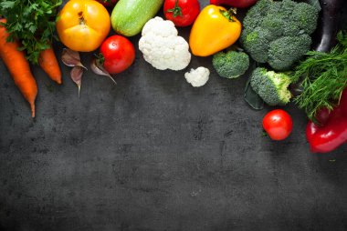 Taze çiftçi sebze. 