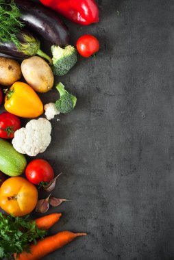 Taze çiftçi sebze. 