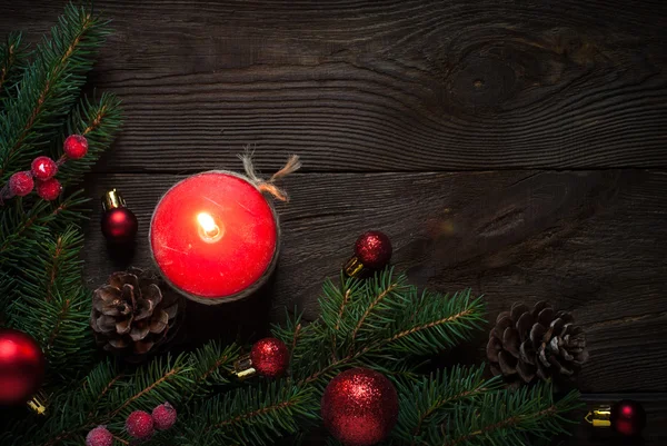 Weihnachtsdekoration und Geschenk. — Stockfoto
