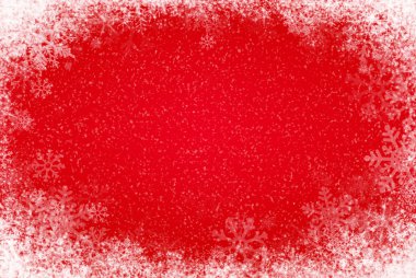 Winter red background clipart