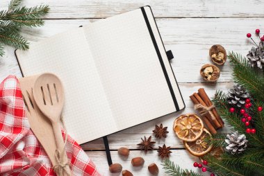 Baharatlı Noel arka plan. 