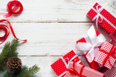 Noel hediyesi kutusu. 