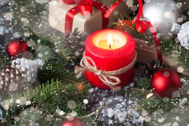 Noel mum mevcut ve dekorasyon