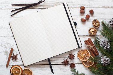 Baharatlı Noel arka plan. 