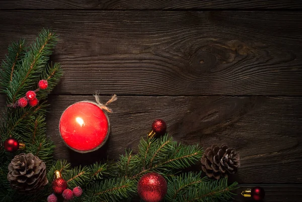 Weihnachtsdekoration und Geschenk. — Stockfoto