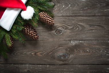 Noel süslemeleri köknar ağacı dalı