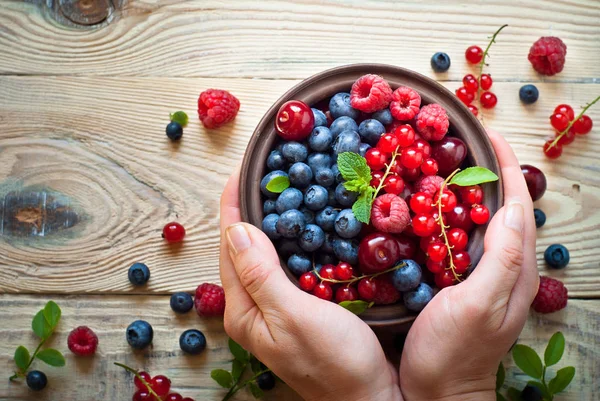 Various  summer berries — Stock Photo, Image