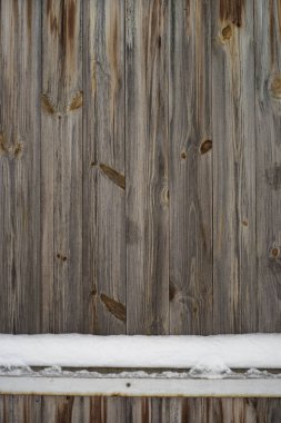 Dokulu koyu arka plan ağaç. 