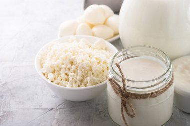 Süt ve süt ürünleri seçimi