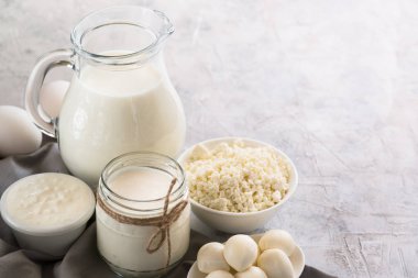 Süt ve süt ürünleri seçimi