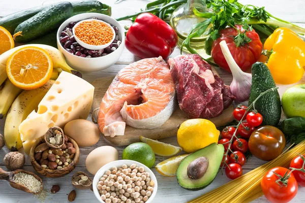 Biologische voeding voor gezonde voeding. — Stockfoto
