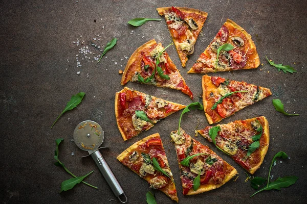 意大利传统披萨 — 图库照片