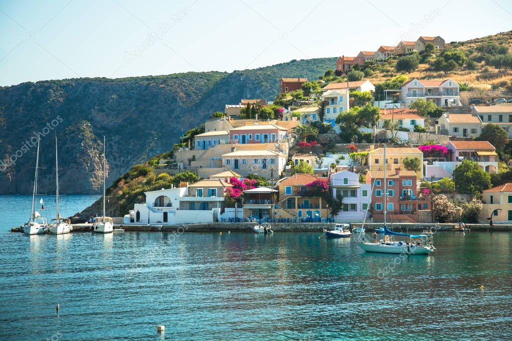 Assos is a small town on the island of Kefalonia, Greece. 