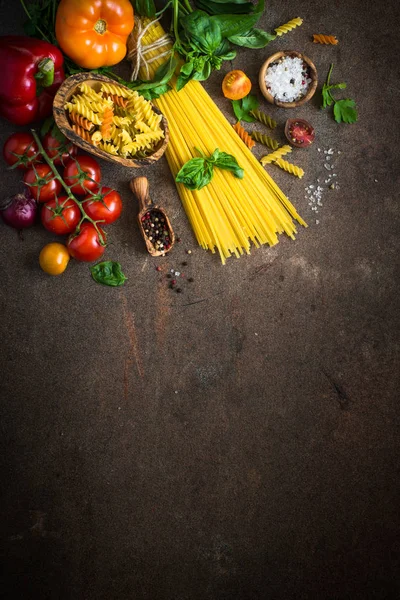 Italian food background. — Stock Photo, Image