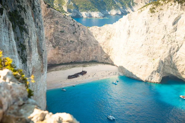 Διάσημη παραλία Navajio στη Ζάκυνθο. — Φωτογραφία Αρχείου