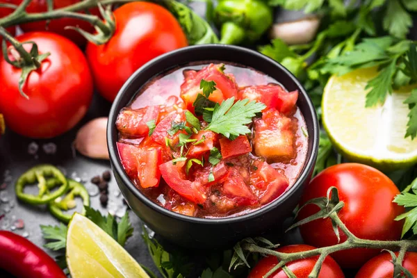 Geleneksel Latin Amerika Meksika salsa sos