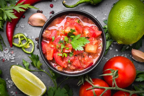 Traditional Latin American mexican salsa  sauce — Stock Photo, Image