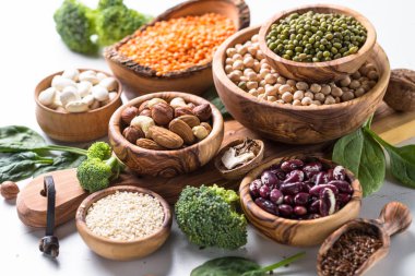 Vegan protein kaynağı.