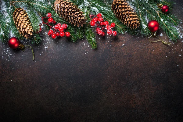 装飾が施されたクリスマスの背景. — ストック写真