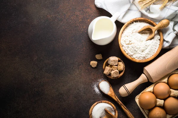 Ingredienser för bakning — Stockfoto