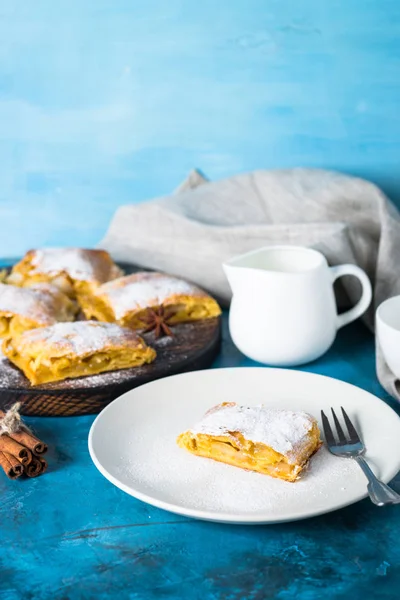 Torta di strudel di mele — Foto Stock