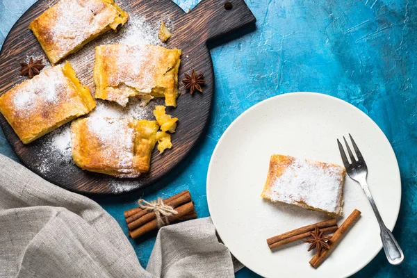 Torta di strudel di mele — Foto Stock