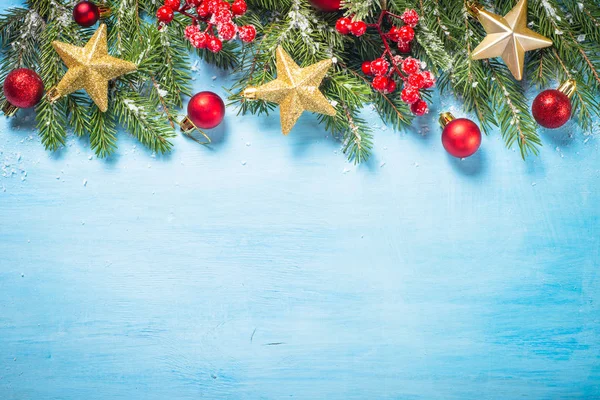 Fondo de Navidad en azul . —  Fotos de Stock