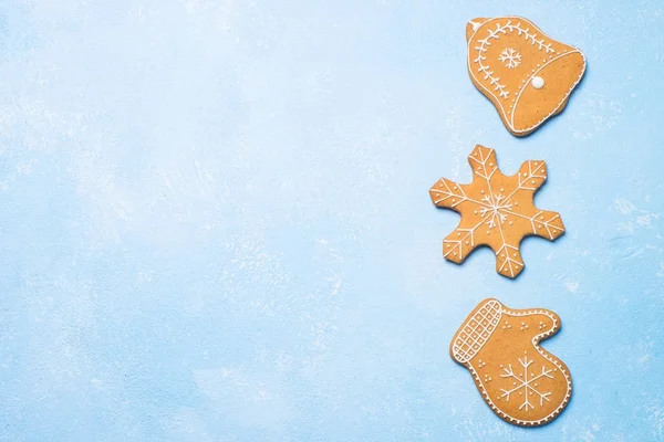 Galletas de jengibre de Navidad. — Foto de Stock