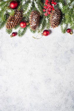 Süslemeli Noel arkaplanı. 