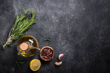 Baharatlar ve otlar kara günü seçim.