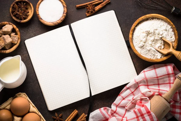 Zutaten zum Backen — Stockfoto