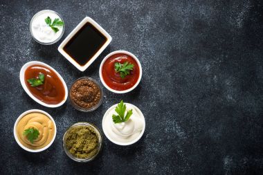 Soslar siyah büyük kümesi. Üstten Görünüm.