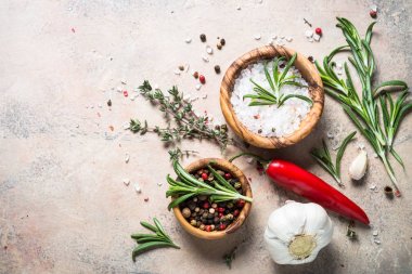 Yemek pişirme arka plan görünümü.