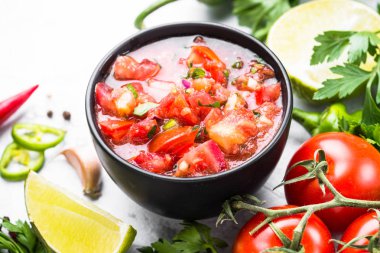 Geleneksel Latin Amerika Meksika salsa sos