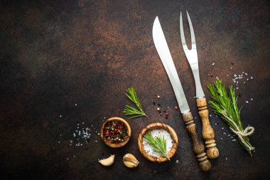 Gıda arka plan Üstten Görünüm.