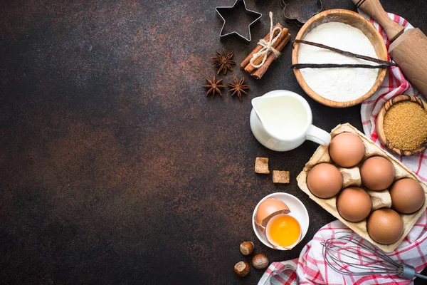 Baking background. top view. — Stock Photo, Image