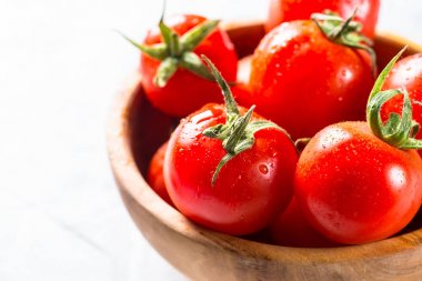 Kiraz domates yakın çekim.