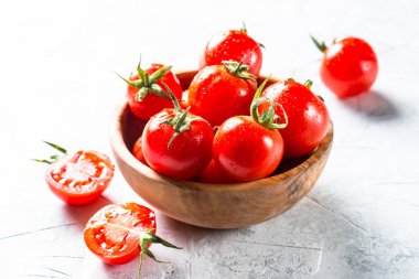 Kiraz domates yakın çekim.