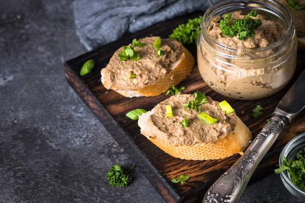 Pate from beef liver. — Stock Photo, Image