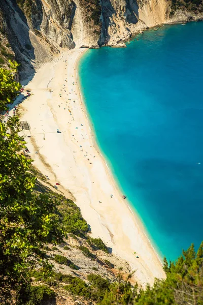 Κόλπο του Μύρτου και παραλία στη Κεφαλονιά, Ελλάδα. — Φωτογραφία Αρχείου