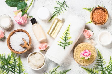 Doğal kozmetik ürün, sağlıklı yaşam ve spa ürünleri.
