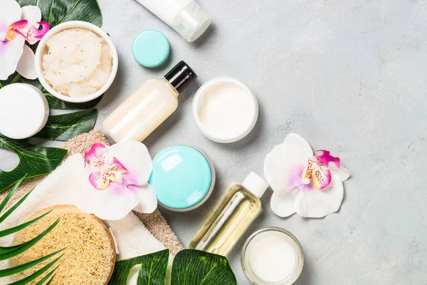 Produits cosmétiques naturels, bien-être et spa . — Photo