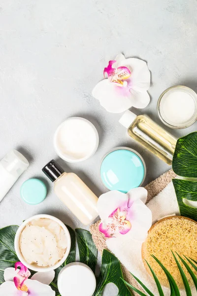 Kosmetik alami, kebugaran dan produk spa . — Stok Foto