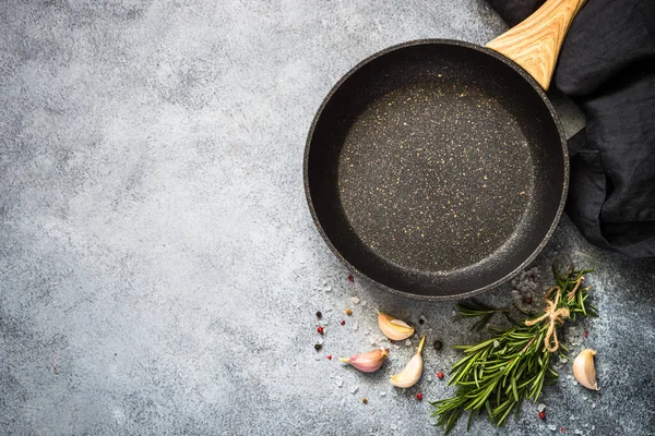 Food cooking background on kitchen table top view. — Stock Photo, Image