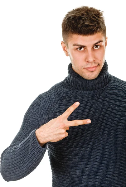 Haircut sign man — Stock Photo, Image