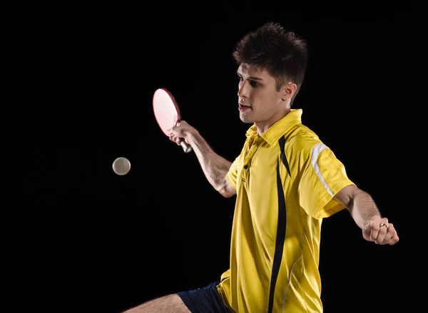 Joueur de tennis homme. ping-pong — Photo